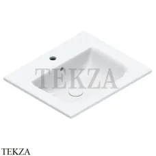 Catalano Italy Раковина врезная с 1 отв. 60 см, с переливом 0720611001, белый глянец