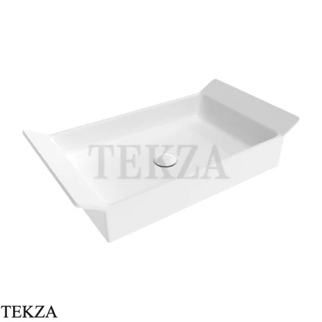 Flaminia BOX 60 раковина накладная 72,5×40×15 см, белый Latte матовый