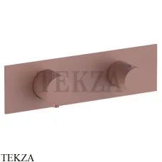 Fantini Nostromo Термостат для душа 3 потока, внешняя часть 87P9G573B, Matt Copper PVD