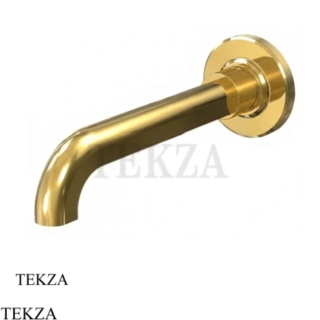 FIMA Carlo Frattini Park Line Излив для раковины на стену F1106/2OR, gold