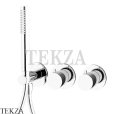 FIMA Carlo Frattini Spillo UP Термостат для душа с гарнитуром F3149WX9BS, белый матовый