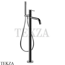 Gessi Emporio Via Tortona Смеситель для ванны напольный, внешняя часть 24943-031, хром глянец