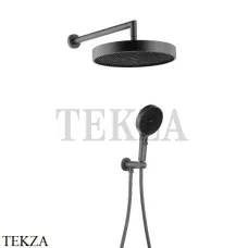 Boheme CELL Верхняя лейка, ручной душ, выпуск, шланг, комплект 427-GM, Gun Metall