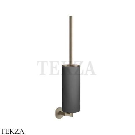 Gessi INGRANAGGIO Туалетный ершик настенный черный 63820-149, Finox Brushed Nickel