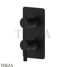 Newform Blink Chic Смеситель для душа 2 потока, внешняя часть 71076E.01.093, Matt black