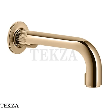 Gessi INCISO Излив для ванны настенный 190 см 58103-735, Warm Bronze PVD