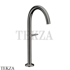 Axor ONE Смеситель для раковины Select 260, гарнитур Push‑Open 48030330, Polished Black Chrome