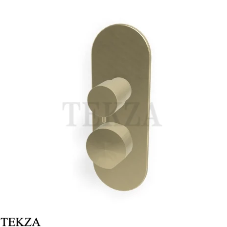 FIMA Carlo Frattini SO Термостат для душ, 2-3 потока, внешняя часть F3189X6HS, Brushed Champagne