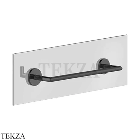 Gessi INGRANAGGIO Полотенцедержатель для крепления на стекло, 30 см 63924-706, Black Metal PVD