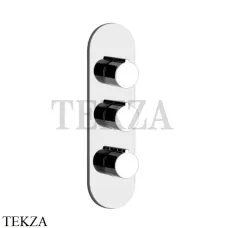 Gessi Ingranaggio-Anello Термостат для душа, 2 потока, внешняя часть 43064-031, хром глянец