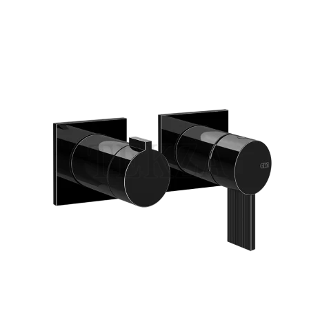 Gessi Inverso RIGATO Смеситель для душа, 2 потока, внешняя часть 73538-706, Black Metal PVD
