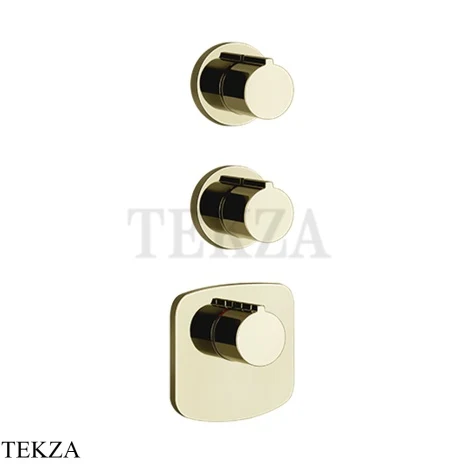 Gessi Ingranaggio-Anello Термостат для душа, 2 потока, внешняя часть 43234-710, Brass PVD