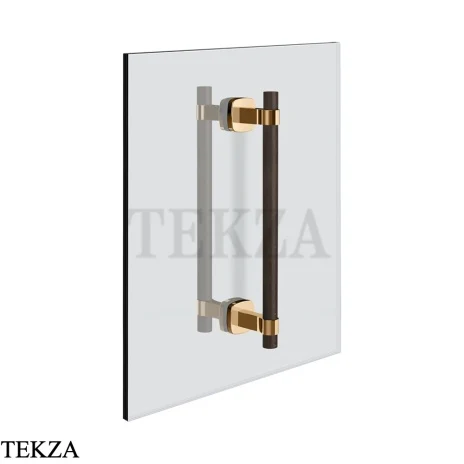 Gessi Jacqueline Полотенцедержатель для крепления на стекло, 20 см 77731-735, бронза глянец