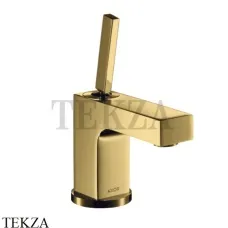 Axor Citterio Смеситель для раковины 80, с донным клапаном 39015990, золото глянец