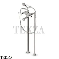 Zucchetti Agora Classic Смеситель для ванны напольный ZAM278.C8, nickel глянец