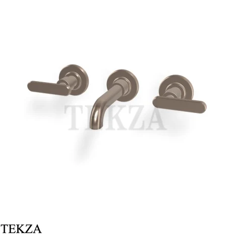 FIMA Carlo Frattini Park Line Смеситель для раковины 3 отв, внешняя часть F1331/5NKS, Brushed Moka Bonze PVD