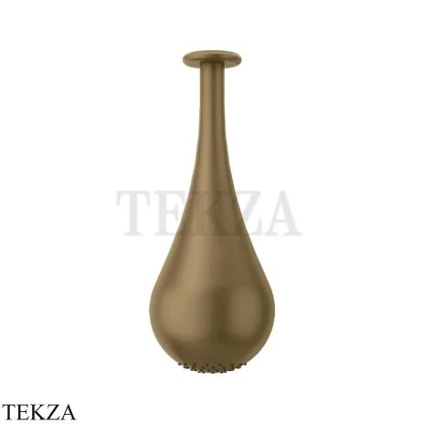 Gessi Goccia Потолочная каплевидная душевая лейка 33751-791, Deep Bronze Br. PVD
