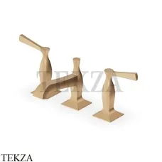 Zucchetti Bellagio Смеситель для раковины, с донным клапаном ZB2425.P31, brushed british gold PVD