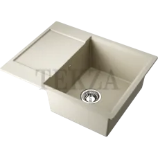 Omoikiri Daisen 65T Кухонная мойка Artgranit прямоугольная с крылом 65T-BE 4993513 ваниль