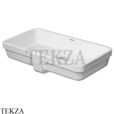 Duravit Vero AIR Раковина встраиваемая снизу, с переливом 0384600000, белый глянец