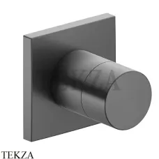 Keuco IXMO Вентиль запорный, квадрат, внешняя часть 59541130002, Хром черный шлифованный