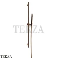 Gessi INGRANAGGIO Штанга в комплекте с душевой лейкой 63584-030, Copper глянец