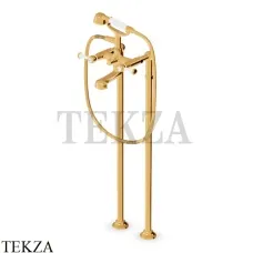 Zucchetti Agora Classic Смеситель для ванны напольный ZAM278.C40, золото глянец