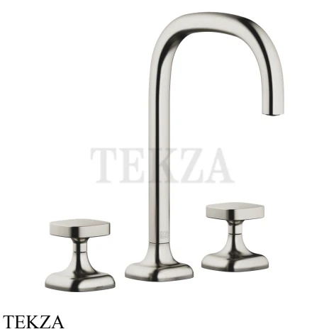 Dornbracht COYA Смеситель для раковины 3 отв. 165, без гарнитуры 20713404-06, платина матовая