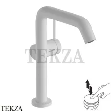 Hansgrohe Tecturis S Смеситель для раковины 210 CoolStart, с донным клапаном 73360700, белый матовый