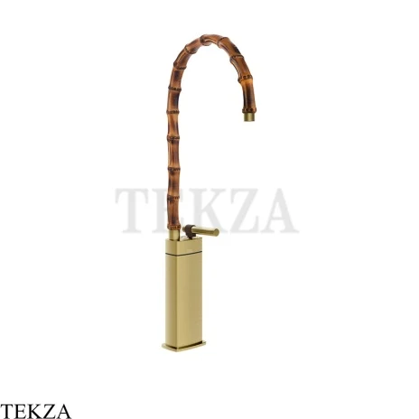 Gessi Jacqueline Смеситель для раковины высокий, без донного клапана 77009-727, шампань Brushed