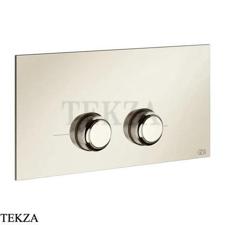 Gessi VENTI20 Клавиша смыва для инсталляции Viega Prevista 54661-720, Nickel PVD