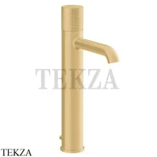 Gessi Habito CESELLO Смеситель для раковины высокий, с донным клапаном 70403-710, Brass PVD