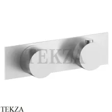 Fantini AF/21 Термостат для душа на 2 потока, внешняя часть 2793A972B, сталь