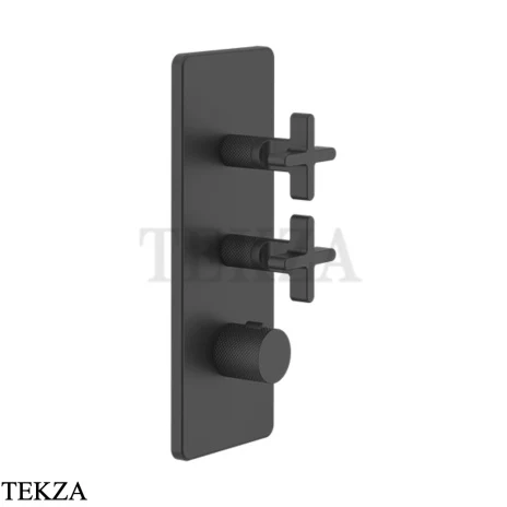 Gessi INCISO WELLNESS Термостат 2 выхода, внешняя часть 58224-299, Black XL