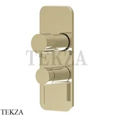 FIMA Carlo Frattini SNAP Смеситель для душа 2-3 потока, внешняя часть F3119X6HS, Brushed Champagne