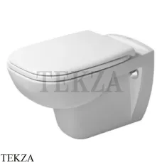Duravit D-Code Унитаз подвесной 25350900002, сиденье микролифт SoftClose, белый глянец