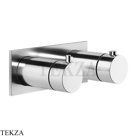 Gessi Ingranaggio-Anello Термостат для душа на планке, 3 потока, внешняя часть 63336-031, хром глянец