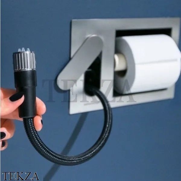 Antonio Lupi CARTAINTENSO Бумагодержатель и встроенный гигиенический душ полированный