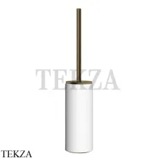 Gessi Ingranaggio-Anello Туалетный ершик напольный, композит белый 63743-713, Antique Brass