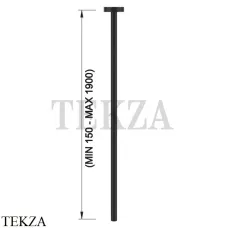 Gessi 316 FLESSA Излив для раковины потолочный 54096-299, Black XL