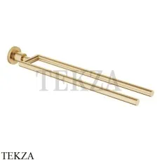 Dornbracht TARA Держатель для полотенца двухсекционный 83210892-28, латунь сатин Brushed Dornbracht TARA Держатель для полотенца двухсекционный 83210892-28, латунь сатин Brushed