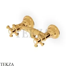 Zucchetti Delfi Смеситель для душа двухвентильный Z46055.8008C40, золото глянец