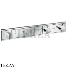 Hansgrohe RainSelect Термостатический модуль, 4 потока, внешняя часть 15357000, хром глянец Hansgrohe RainSelect Термостатический модуль, 4 потока, внешняя часть 15357000, хром глянец