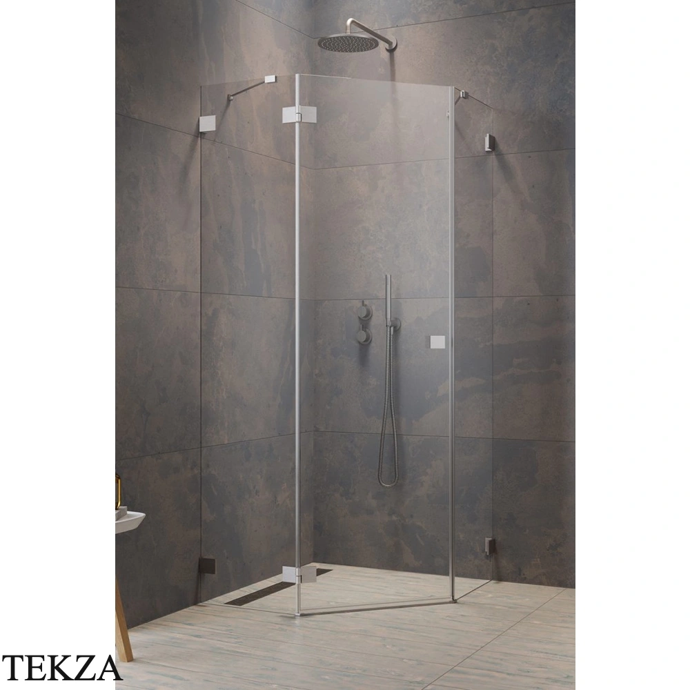Radaway Essenza Pro 8 PTJ Душевая дверь 63,8 см, правая, 10530000-91-01R, брашированный никель