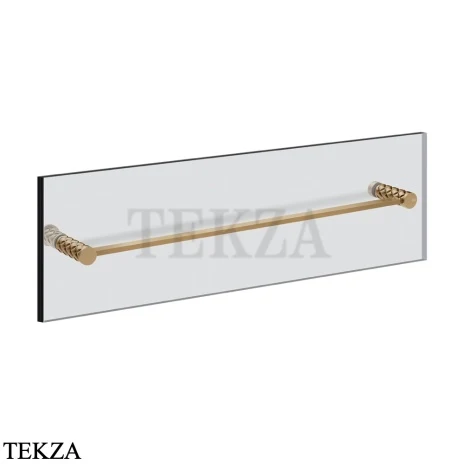 Gessi Pelle Tresse Полотенцедержатель для крепления на стекло, 60 см 78615-726, Warm Bronze Br. PVD
