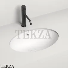 SALINI MAREA 12 Раковина встраиваемая снизу, из композита S-Sense 1101109G, белый глянцевый
