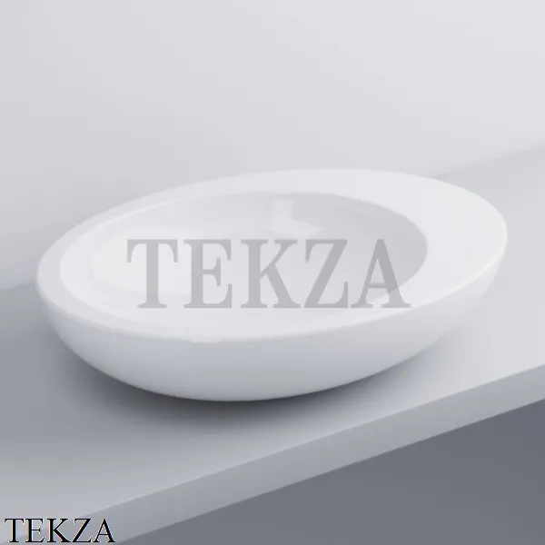 Cielo Le Giare Раковина накладная, без перелива LGLA60 Bia, белый глянец