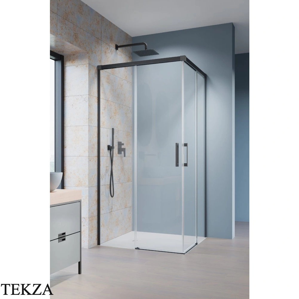 Radaway Idea 8 KDD Душевая дверь 110 см, левая часть уголка, 10370110-92-01L, брашированная оружейная сталь