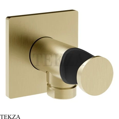 Gessi Incastri Держатель для душевой лейки с выводом воды 73061-727, шампань Brushed