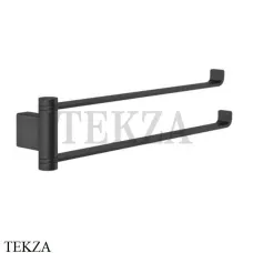 Gessi Emporio Двойной держатель для полотенец поворотный, 63617-299, Black XL